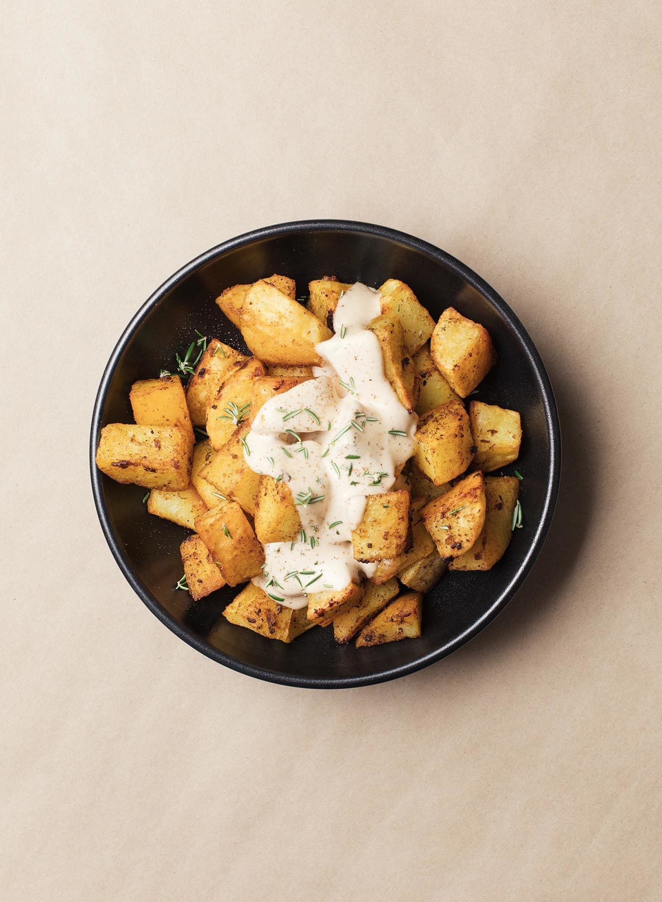 SPICED ROAST POTATOES W/ FATIMA